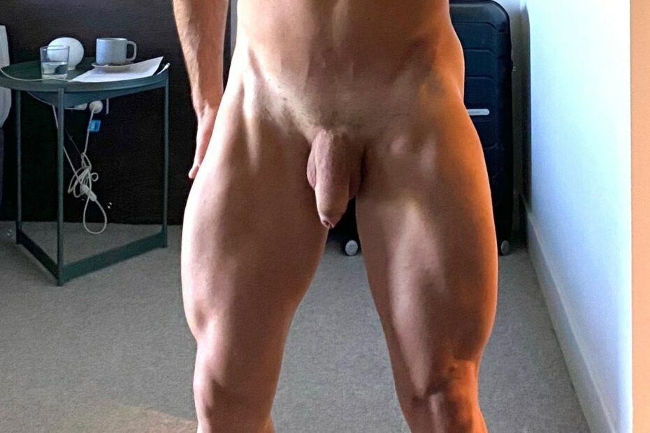 Hunk with a big softie