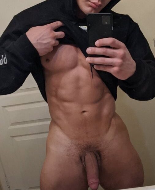 Hunk with a fat cock
