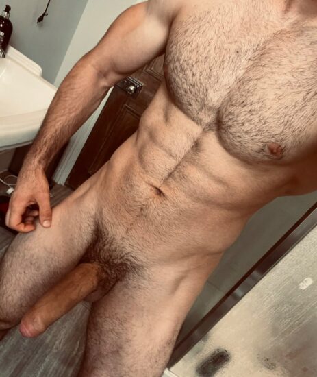 Hunk with a hairy body