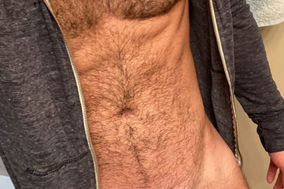 Hunk with a hairy body