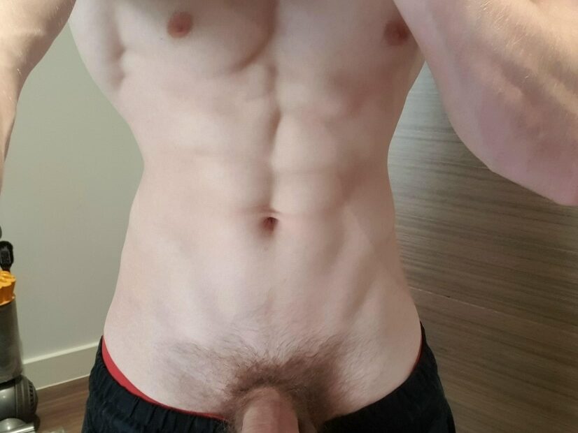 Jock showing huge cock