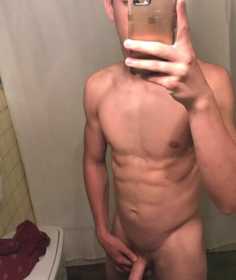 Mirror boy with a hot body