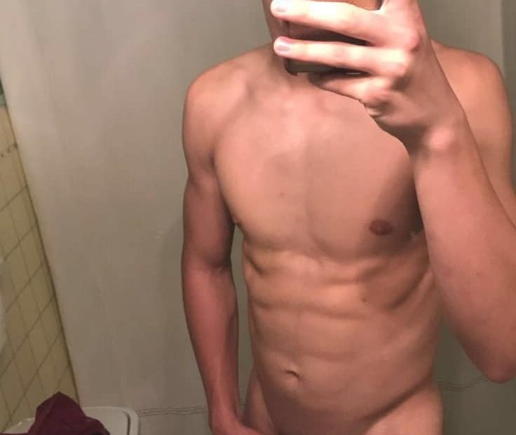 Mirror boy with a hot body