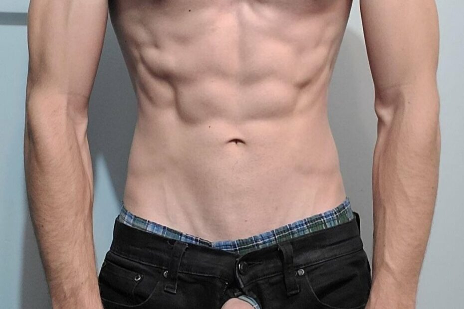 Ripped body and cut cock