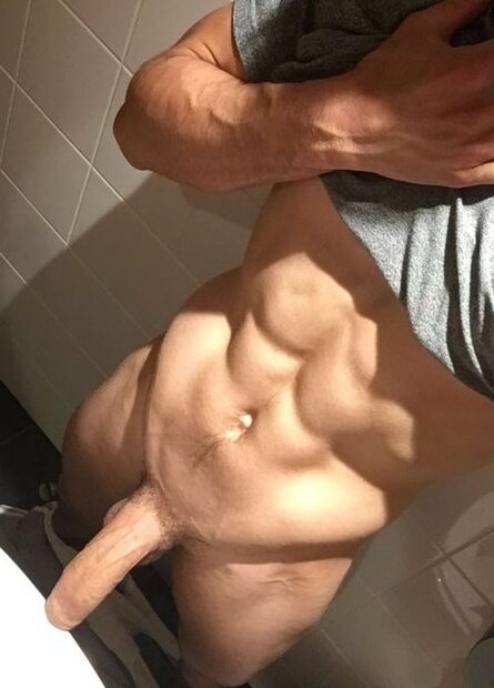 Sixpack and a big cock